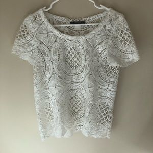 Anthropologie lace blouse